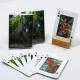 Custom Printed Green Advertising Playing Cards With Box Printing High Quality Germany Black Core Paper Playing Card