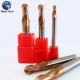 2 Flute HRC55 HRC60 Carbide Ball Nose End Mill Cutter 6mm For Stainess Metal Die Processing