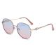 Outdoor Sunscreen Round Polarized Uv 400 Sunglasses Metal Frame