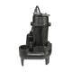Handles 2'' Centrifugal Sludge Pump Solids Cast Iron Industrial For Sewage