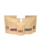 factory direct supply wholesale stand up pouches kraft paper zipper bag for good packing