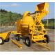 500L Mobile Portable Self Loading Concrete Mixer Truck With Air - Cooled Diesel Engine