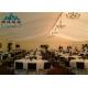 20m Width Fire Retardant A Shaped White Wedding Event Tents / Outdoor Wedding Reception Tent