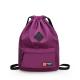 Sports Pull String Backpack , Durable Simple Style Athletic Drawstring Bag
