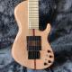 Custom 6 Strings Neck Through ELM Body Electric Bass Guitar with Active Pickup