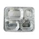 Golden Advantageous 4 Compartments Disposable Food Container for Takeaway Eco-Friendly