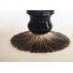 100% Black Pure Badger Men Shaving Brush Wet Beard Hair Black Resin Handle