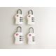 Surface White TSA Number Lock / 3 Digit Combination Lock BSCI Approved