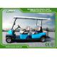 Sky Blue Electric Golf Buggy 6 Person Aluminum 3.7KW ADC Separately Motor