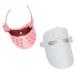 BU100 Facial Light Therapy Mask , Red Blue Yellow LED Beauty Mask 3.7V