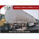 2 Compartments Tanker Lorry Fuel Tanker Semi Trailer For Oil Diesel Petrol