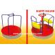 Steel Round Seesaw Playground Equipment  Plastic Seesaw For Toddlers