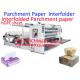 Nonstick Parchment Paper Interfolder Machine Deli Paper Interfolding Machine 1200mm