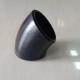 DN50 45 Degree Sch80 /Xs Seamless Black Pipe Fittings Astm A234 Wpb Elbow
