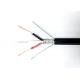 High Strength Outdoor Multimode Fiber Optic Cable GYXTW 4B1+2C 1.5MM2 Power Wire