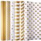 Customized Glitter Gift Wrapping Paper Recyclable OEM / ODM
