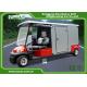 Steel Chassis Waterproof Medical Golf Cart With Light And Horn