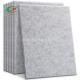 Grey Rectangle Sound Proof Padding For Wall Ceiling Echo Reduction