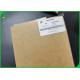 Strong A3 A4 size 200gsm Food grade approved brown kraft liner paper board sheet