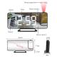 Intelligent Home Small Digital Wireless Room Thermometer Projection Weather Station 185*24*77mm Size