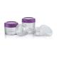 5g 10g 15g 20g Volume Colorful Lids Cosmetic Cream Jar with Design and PS Cap Material