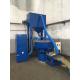 Blue Color Shot Blasting Chamber For Pretreatment In Medium / Large Houses