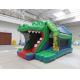 210D Crocodile Inflatable Bouncer Castle Jumping House With Slide
