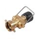 2.5 inch 3 position nozzles with NST adaptor in brass material for firefighting