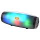 Bluetooth Stereo Speakers With Subwoofer Leather Column 5 Flash LED Outdoor Music Box FM Radio TF Card