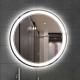 Aluminum Wall Mounted LED Mirror 800x600mm Contemporary Design