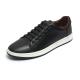 Summer Anti Odor Breathable Mens Leather Sneakers