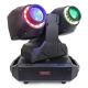 Unlimited Pan Rotation Double Head 30w RGBW 4in1 Mini Dual Beam LED Moving Head  Light