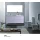 White Color PVC Bathroom Vanity with Four Drawers 1000*460*820mm