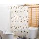Biodegradable PEVA Stylish Waterproof Shower Curtain With 12PCS Hooks