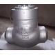 API 6D Hydraulic Check Valve , Water Treatment Threaded Check Valve