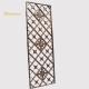 Bronze Stainless Steel Room Checkered Shape Divider Hotel Decoration