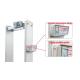 Walk Through Metal Detector with Infrared Temperature Measurement Door frame metal detector