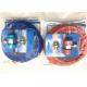 Red and Blue Color r134a refrigerant hose with Brass Fittings and Charge couplers