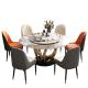 High Level Dining Table Set 6 Chairs With Rotating Centre Hotel Table
