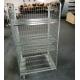 Supermarket Shelf Display Rack Trolley 458X379X1415mm Size Cutomized Color