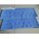 Microfiber Blue 13*41/47cm Weft 480gsm Twisted Trapezoid Absorbent Wet Mop Pads
