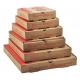 Various Size Corrugated Printed Food Grade Craft Paper Pizza Box