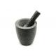 Natural Granite Stone Mortar And Pestle Set Spice Herb Grinder