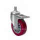 Red Color TPU Wheel Material TPU Caster for Edl Mini 2.5 35kg Threaded Brake 26425-83