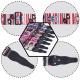 5Cm Width Leather Head Polyester Custom Printed Guitar Straps Accessories For Guitar Decoration