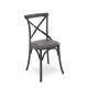 Wholesale oak wood rattan seat chairs Cross back Chair for wedding party use