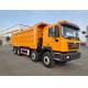 EuroII SHACMAN Yellow Dumper Truck F3000 8x4 Tipper Truck 380HP Right Driver