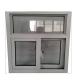 Modern Design Black Aluminum Sliding Window with High Security System and Security Bars