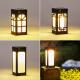 Outdoor Lampshade Solar Deck Post Lights For Decorations Patio Porch Courtyard