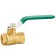 Three Way Brass Ball Valve 3/4 3/8